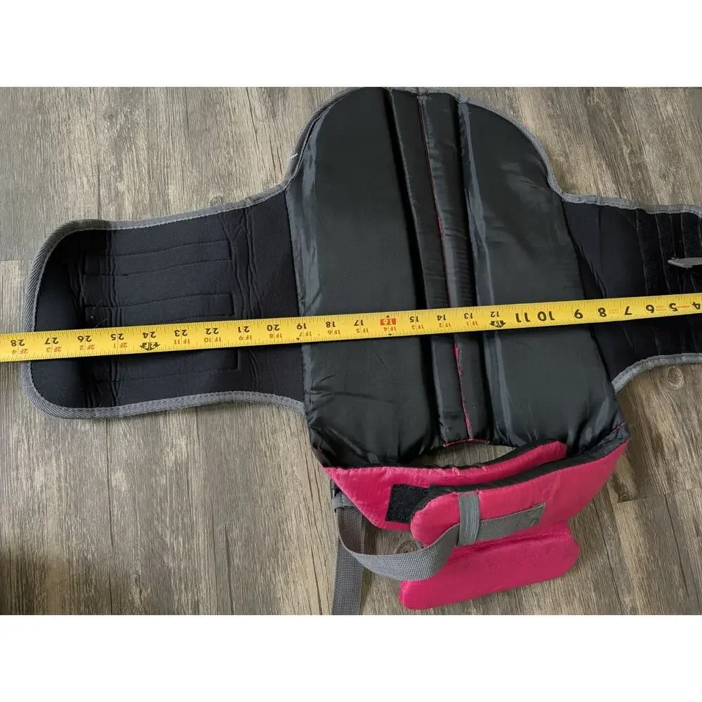 Outward Hound Pink Dog Life Jacket Size M Adjustable Girth & Neck Handles
